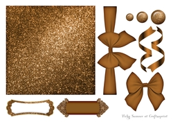 Christmas Glitter Element Sheet 1
