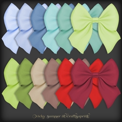 Christmas 4 Colour Match Bow