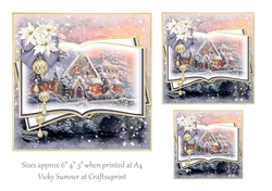 Christmas Cottage Toppers