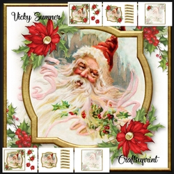 Vintage Santa Mini Kit