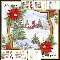Vintage Christmas Service Mini Kit