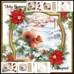 Vintage Squirrel Mini Kit