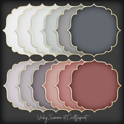 Winter Sky Shaped Mat 2