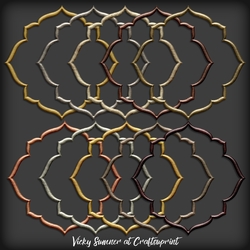 Metal Lotus Frame 2