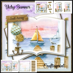 Sail Away Open Book