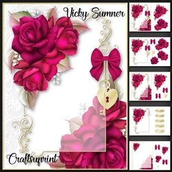 Pink Rose Love