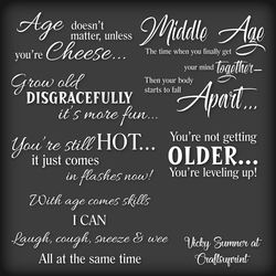 Funny Age Word Art