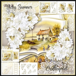 Seaside Cottage Open Book