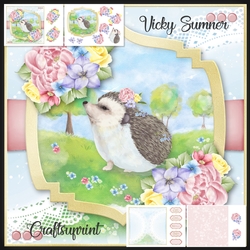 Hedgehog Stop to Smell the flowers