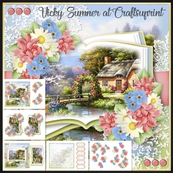 Summer Cottage Open Book
