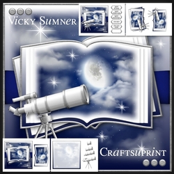 Star Gazer Open Book