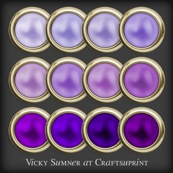 Purple Hues Button 2