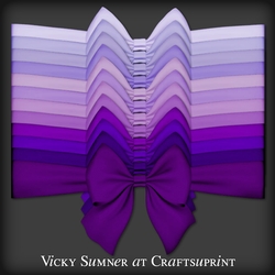 Purple Hues Bow Wrap