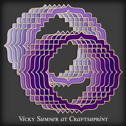 Purple Hues Fancy Frame 1