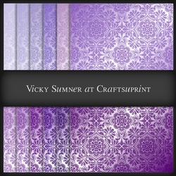 Purple Hues Damask