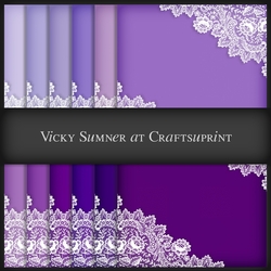 Purple Hues Lace Corner