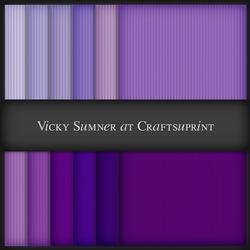 Purple Hues Striped