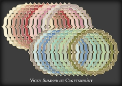 Shabby Colour Match Fancy Frame PNG