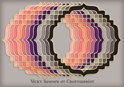 Sunset Fancy Frame PNG
