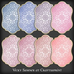 Sugar Plum Damask Mat 1 PNG