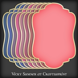 Sugar Plum Shaped Mat 1 PNG