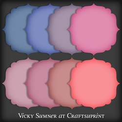 Sugar Plum Shaped Mat 4 PNG