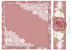 Sugar Plum Butterflies, Lace and Roses 7