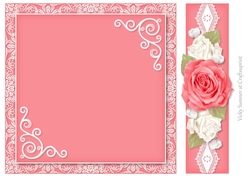 Sugar Plum Damask, Lace and Roses 8