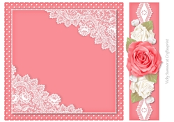 Sugar Plum Polka Dot, Lace and Roses 8