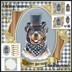 Steampunk Rottweiler
