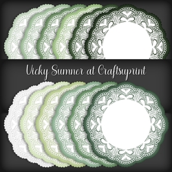 Forever Fern Mat and Doily 1