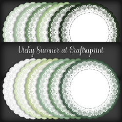 Forever Fern Mat and Doily 2