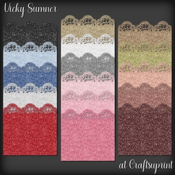 Glitter Rose Border 2