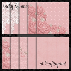 Cup of Flowers Matching Paper 1