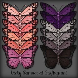 Sunset Pearl Butterfly
