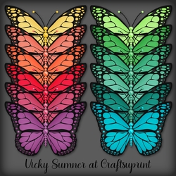 Tropical Pearl Butterfly