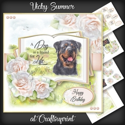 A Dog is a Friend for Life...Rottweiler