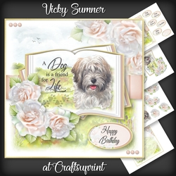 A Dog is a Friend for Life...Tibetan Terrier