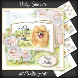 A Dog is a Friend for Life...Pomeranian