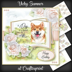 A Dog is a Friend for Life...Shiba inu