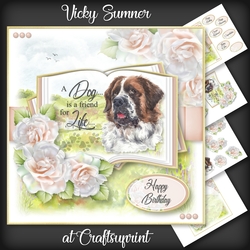A Dog is a Friend for Life...St Bernard