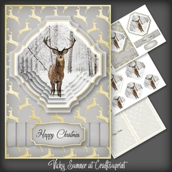 Christmas in July Deer Pyramage 1