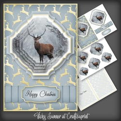 Christmas in July Deer Pyramage 2