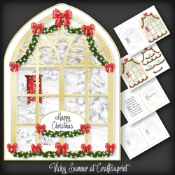 A touch of Red Arched Window 2