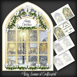 Gone to Church Arched Window 1