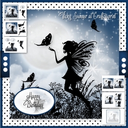 Butterfly Fairy Silhouette