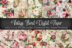 Vintage Floral Paper