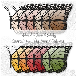 Autumn 3 Docked Butterfly PNG