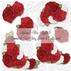 Autumn 3 Rose Vignette 6
