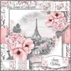 Watercolour Vintage Pink Poppy 3